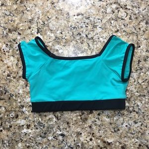 Cap sleeve dance top